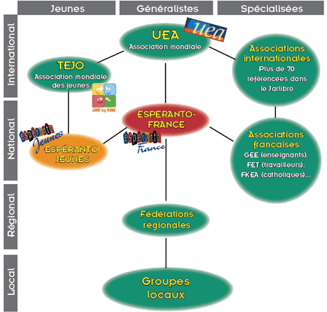 Structure du mouvement associatif français et international
 - 