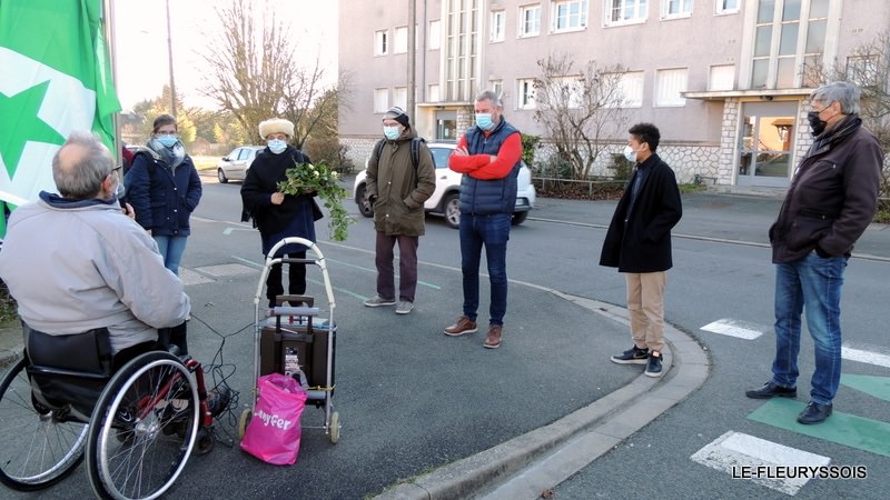 Inauguration de la rue de l'Espéranto, à Fleury-les-Aubrais