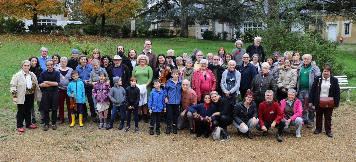 Les participants au stage Autune 2019 à Grésillon, 