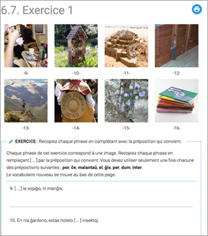 Exercice du cours en 10 leçons