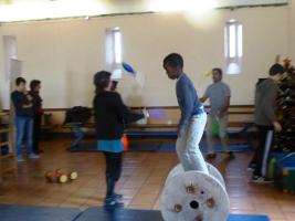 avec le cirque Pistil
 - 