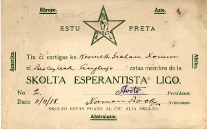 Skolta Esperantista Ligo (SEL) - membrokarto
