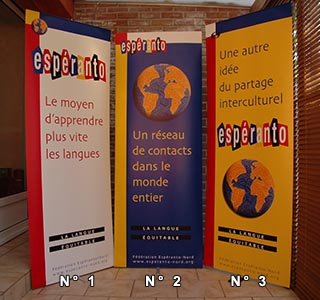 panneaux de stand
 - 