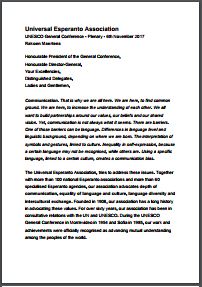 Texte de l'allocution de Rakoen Maertens