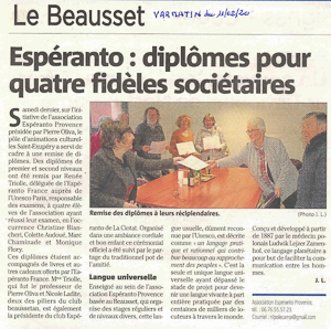 Var Matin, 11 février 2020