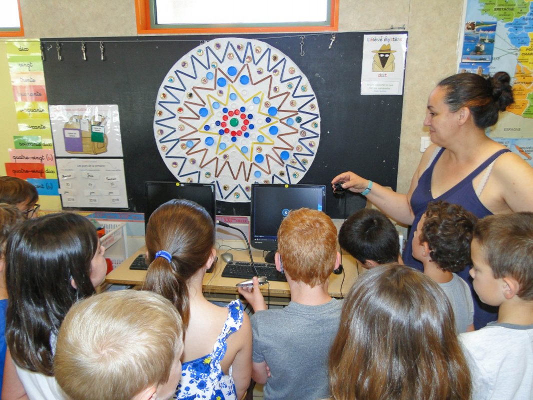 Rencontre Skype à l'école de Basillac