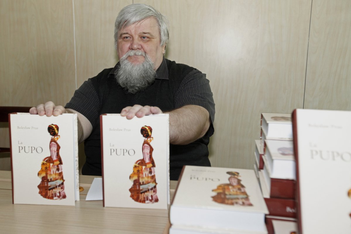 Tomasz Chmielik, lors de la présentation de {La Pupo}